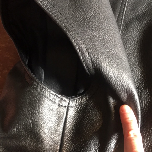 Leather Biker Vest - Picture 13 of 17